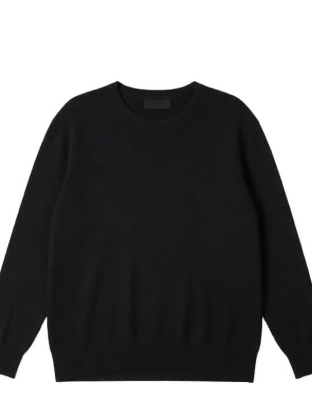 Classic Crewneck Women’s Sweater - Black